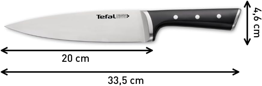 Tefal - Ice Force - 20 cm - chef, inox allemand, coupe performante, K2320214