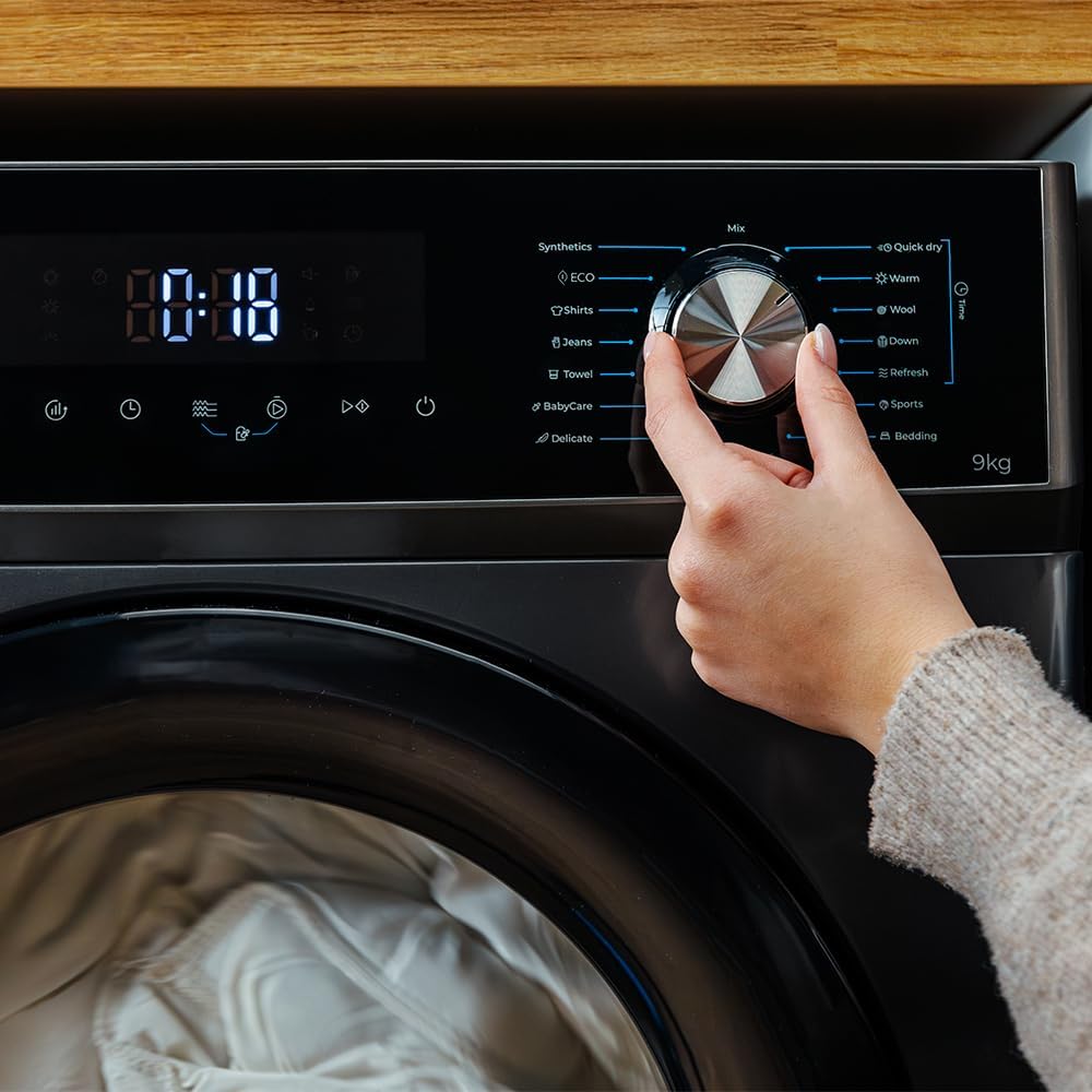 Cecotec - Bolero Dresscode Dry, 9kg, pompe à chaleur, A++, 15 programmes, 9330 Steel