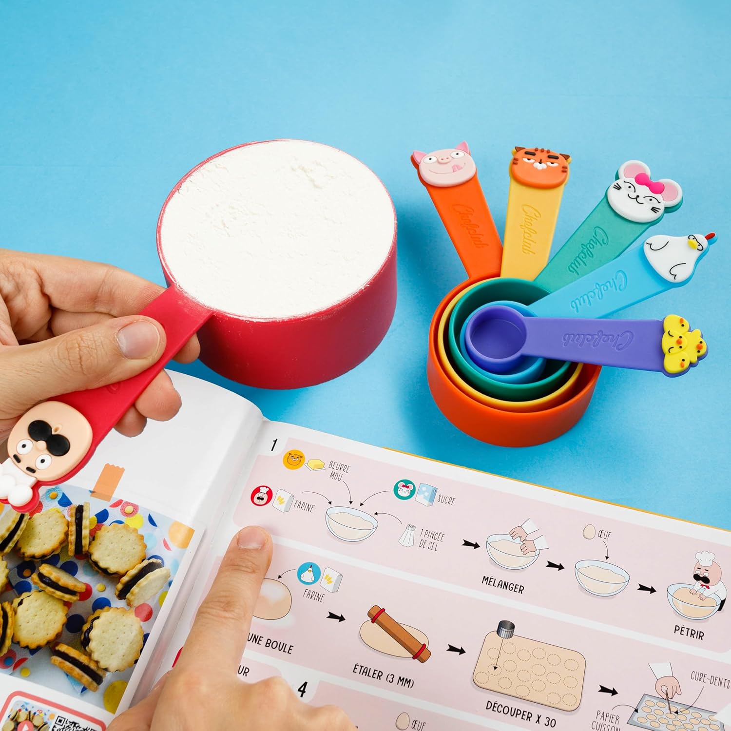 Livre de recettes - Goûters faits maison - coffret créatif - Pâtisserie enfant