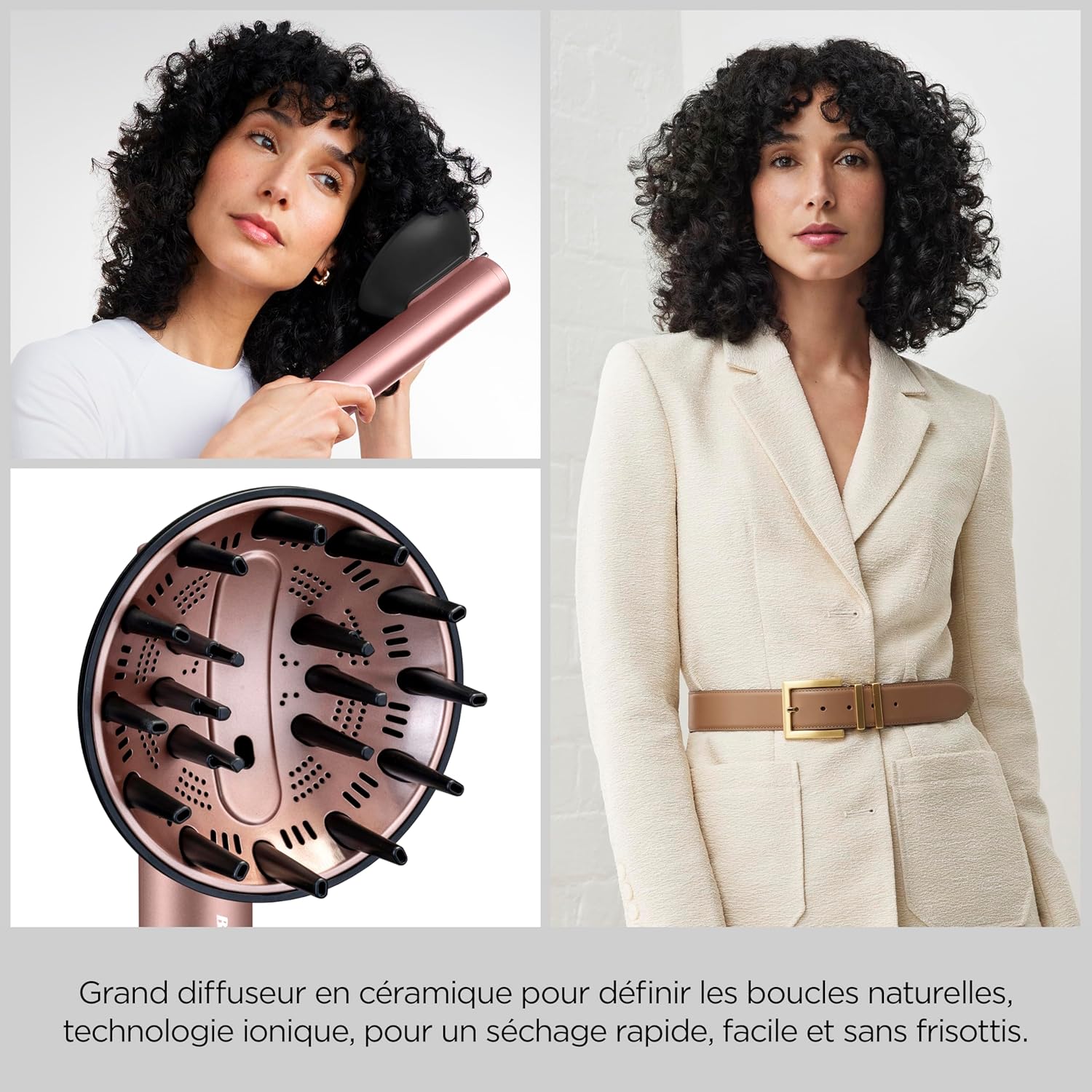 BaByliss - Air Wand 4-en-1 styler, ionique, sèche-cheveux, AS6556E