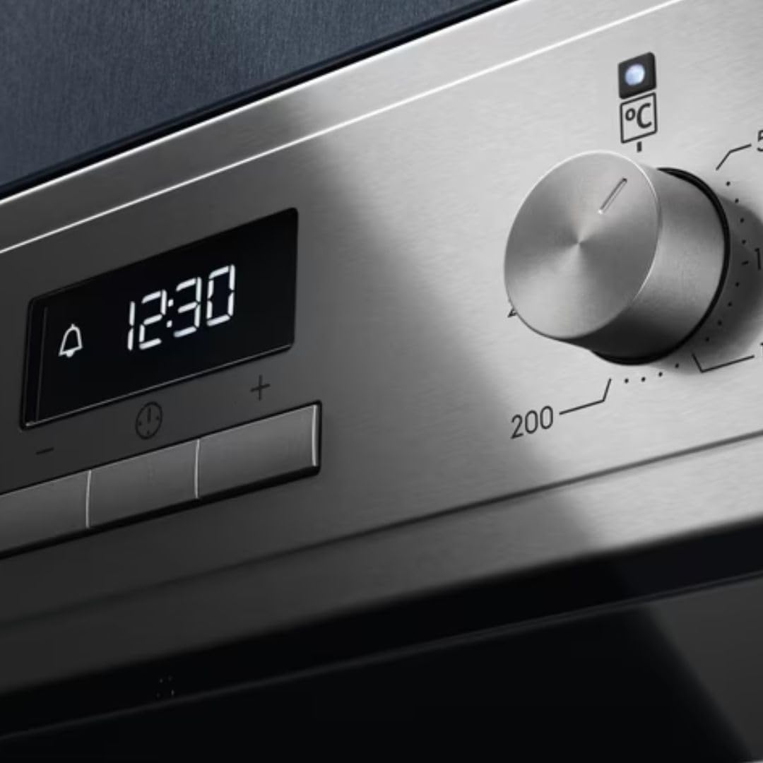 Electrolux - Four encastrable Aqua Clean 65L inox, nettoyage facile, EOF3H50BX