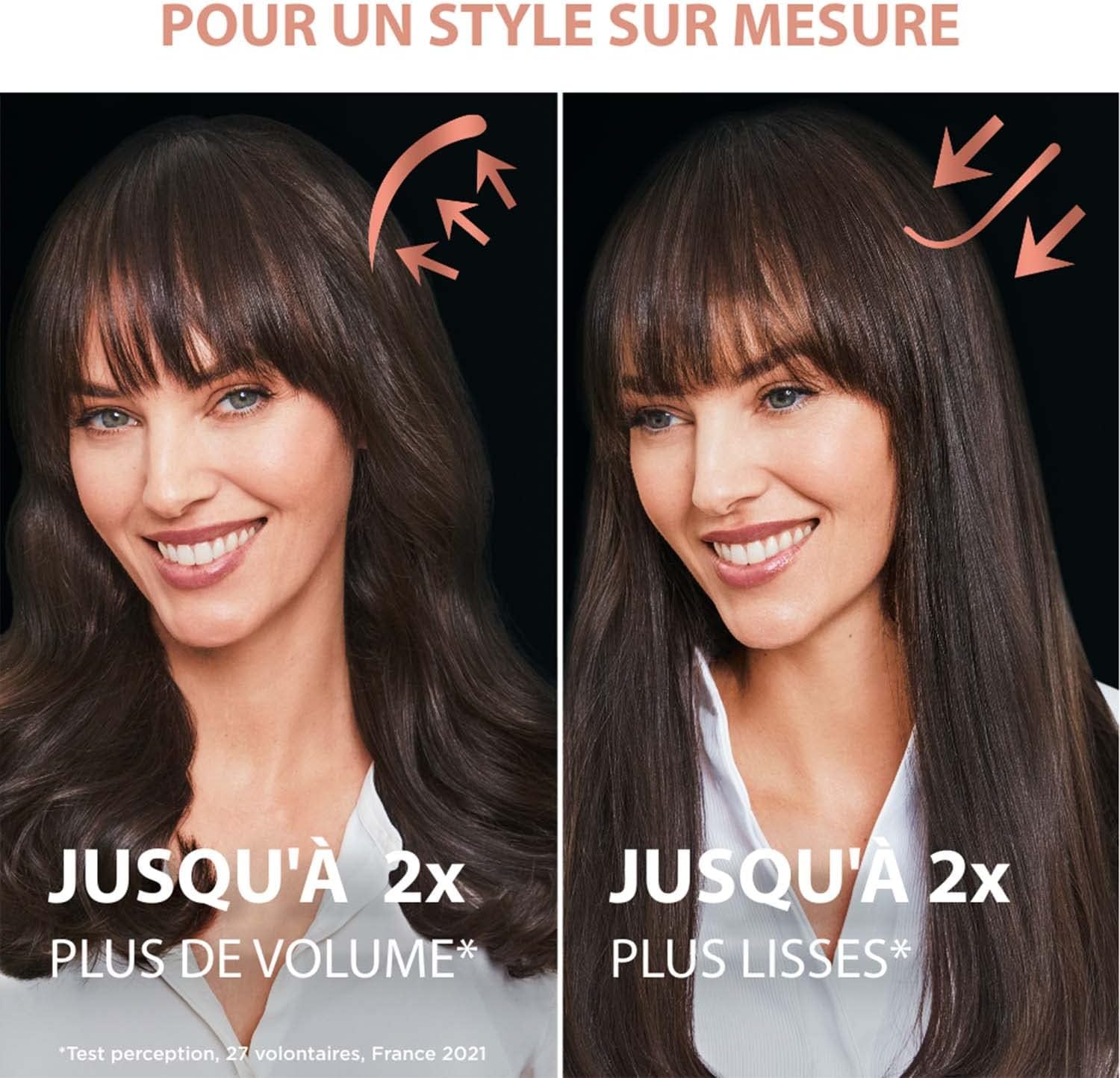 Rowenta - Ultimate Expérience - 3 brosses - réduit frisottis - CF9620F0