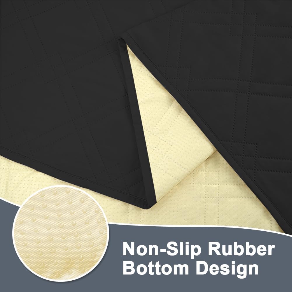 DUJUIKE - housse imperméable canapé - 208x208 cm - base antidérapante, protection chien/chat