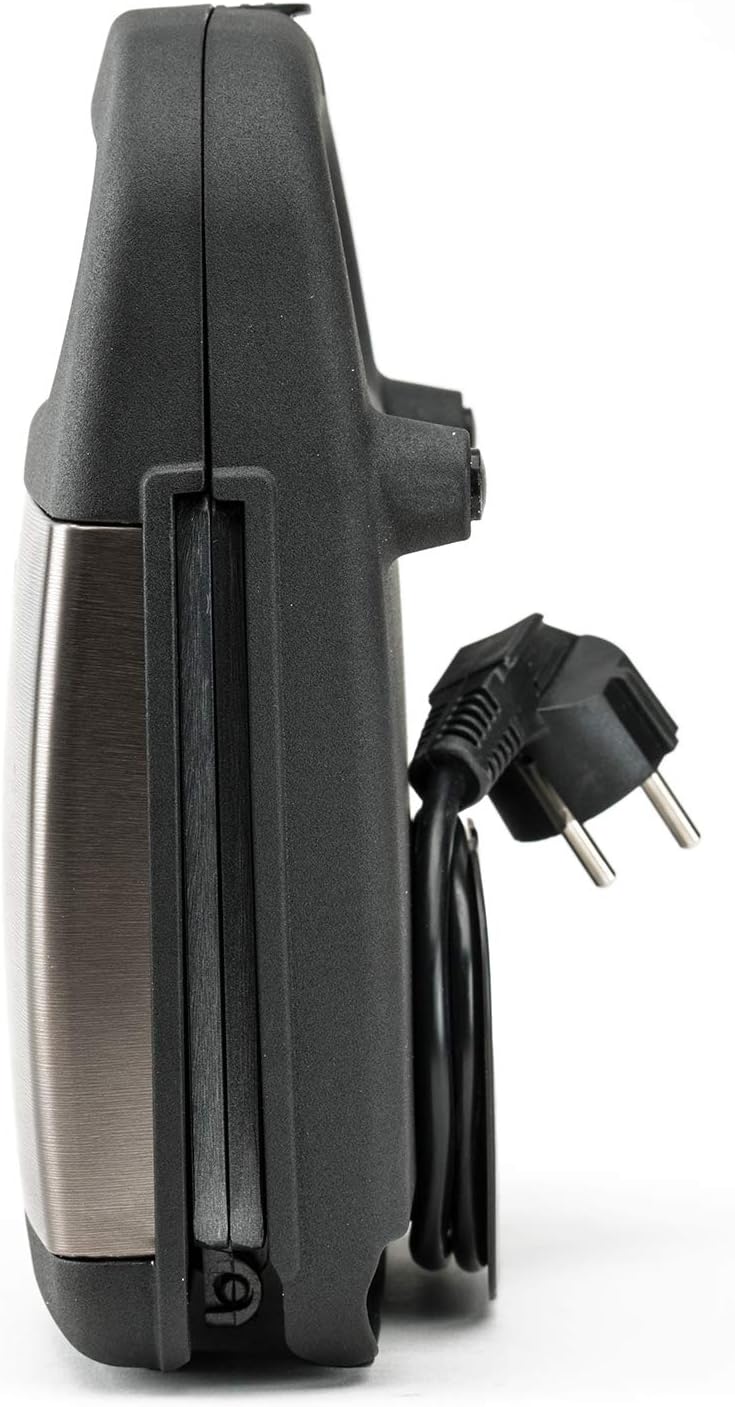 BLACK+DECKER - Série BXSA - 750W, plaques antiadhésives, inox, BXSA750E