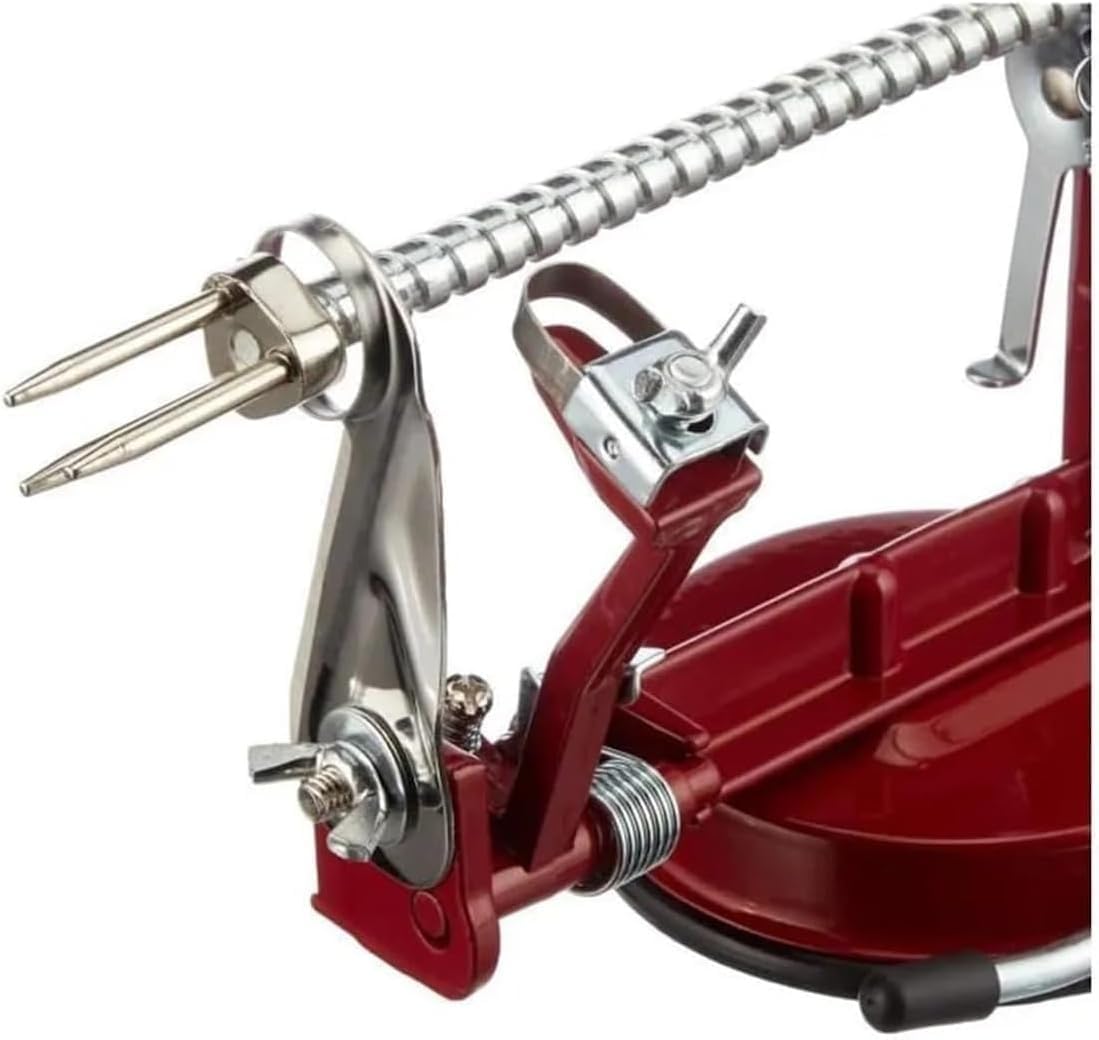 Baumalu - éplucheur de pommes, métal, 25,5x15x11cm, poignée fixe, ventouse