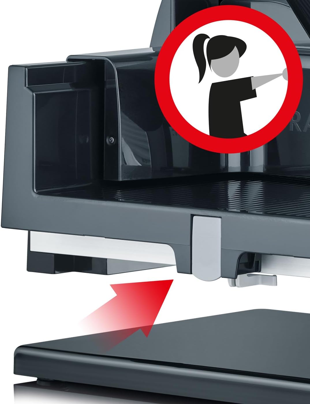 Graef - Sliced Kitchen séries - dimensions compactes - Allesschneider, noir - S11002