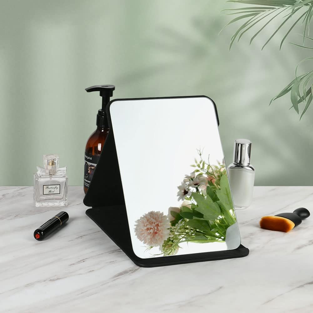 OSDUE - miroir pliable portable - 26x18cm - HD, multi-angle, PU, ultra fin