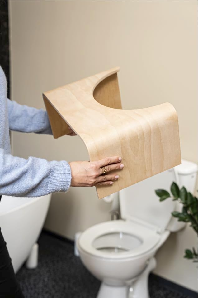 Well Care – Tabouret toilette physiologique bois – adulte – anti constipation – fabriqué France