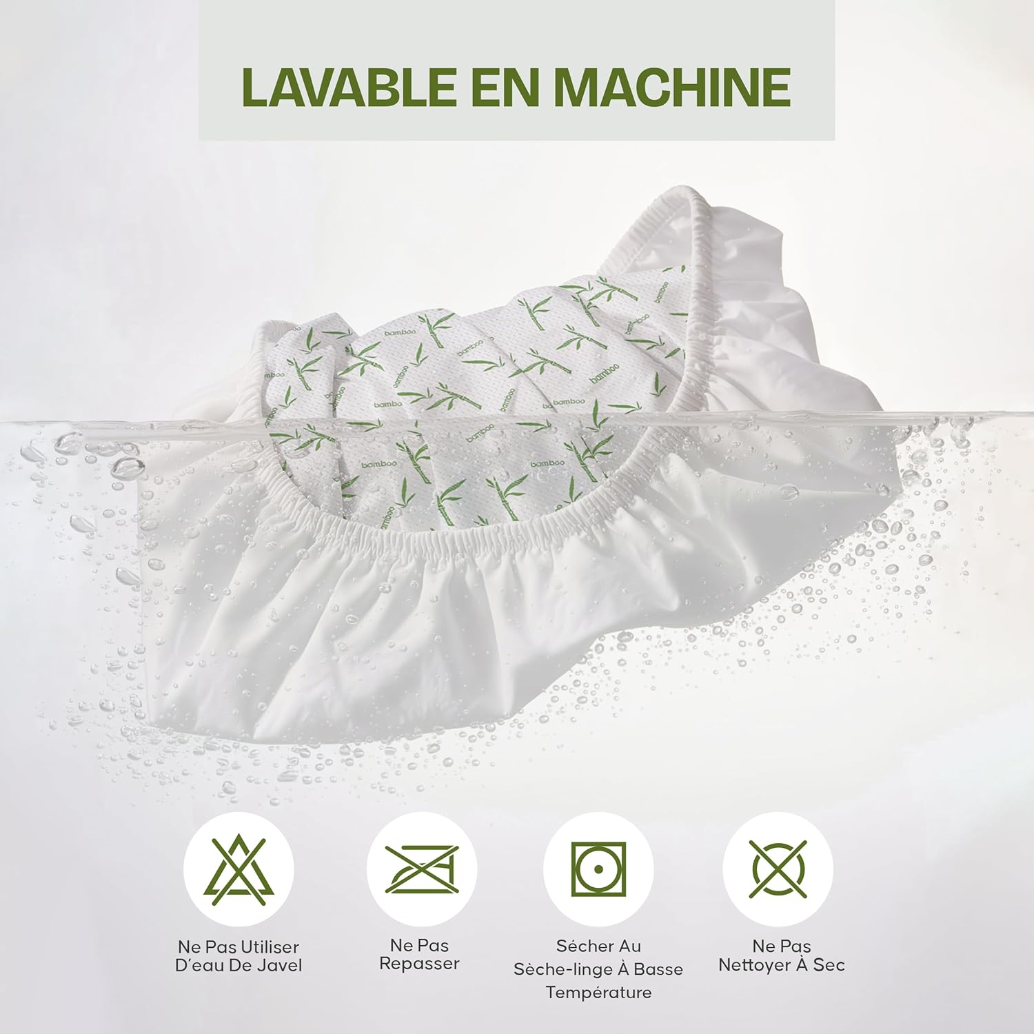 Utopia Bedding - Protège-matelas Premium - 105x190x30 cm - Imperméable, respirant, élastique, Oeko-Tex