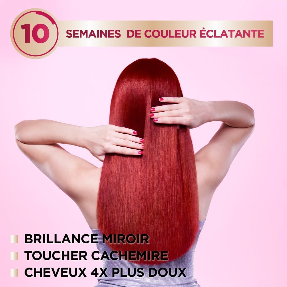 Garnier - Color Sensation - crème permanente - rouge profond, couvre 100% des cheveux blancs