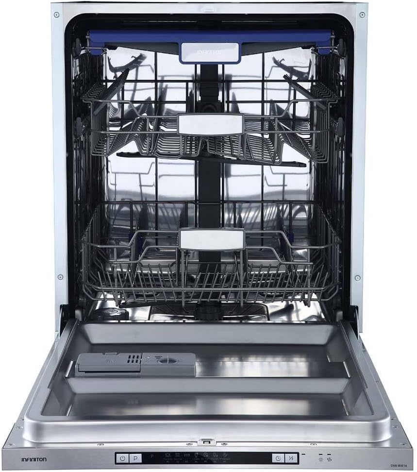 INFINITON - Lave-vaisselle intégrable 60cm, 14 couverts, LED, A++/E, DIW-BI614
