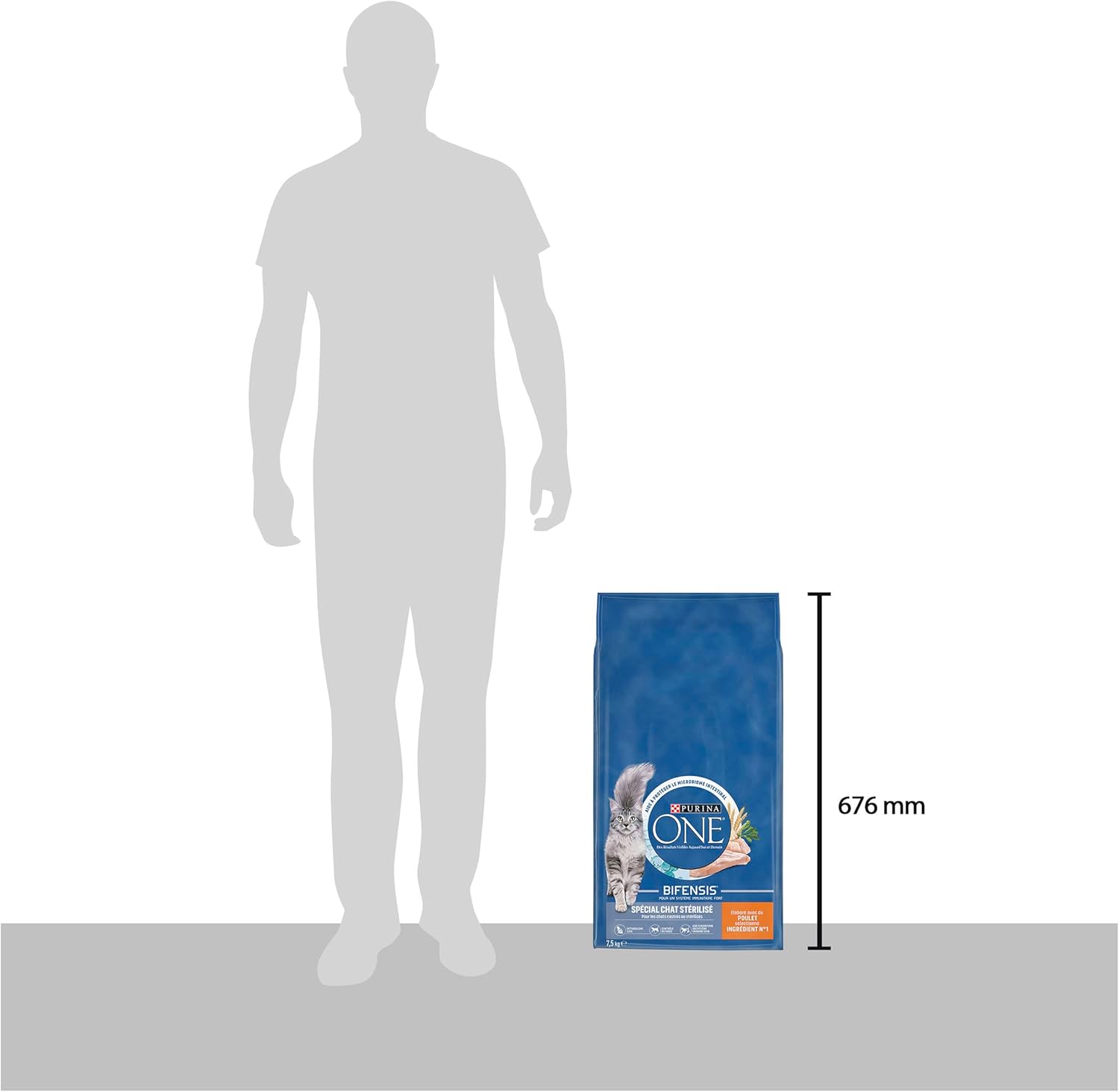 Purina One - Bifensis Adulte Stérilisé - 7,5 kg - Poulet, système immunitaire, microbiome, urinaire sain