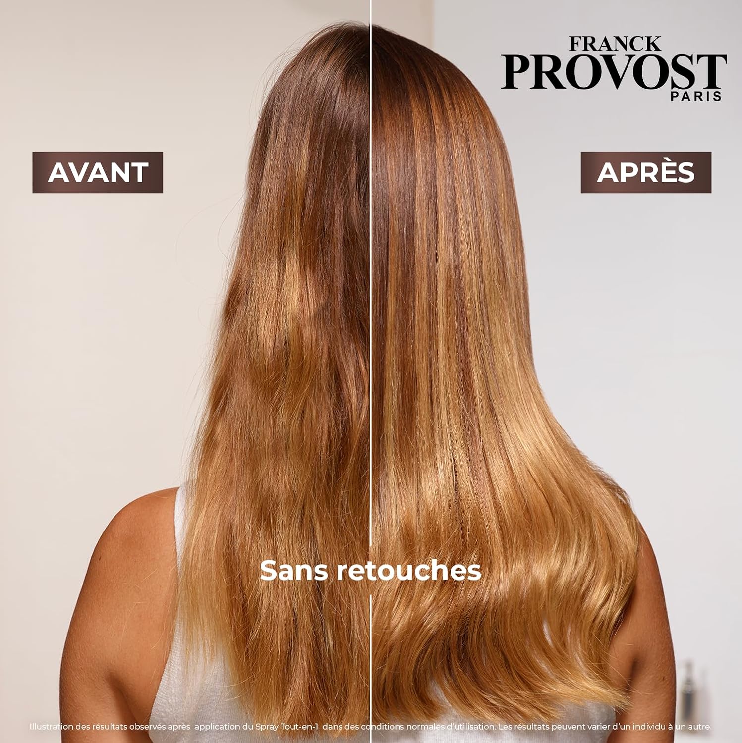 Franck Provost - Spray Tout-en-1 - 190ml - Thermoprotection, soin, hydratation, brillance