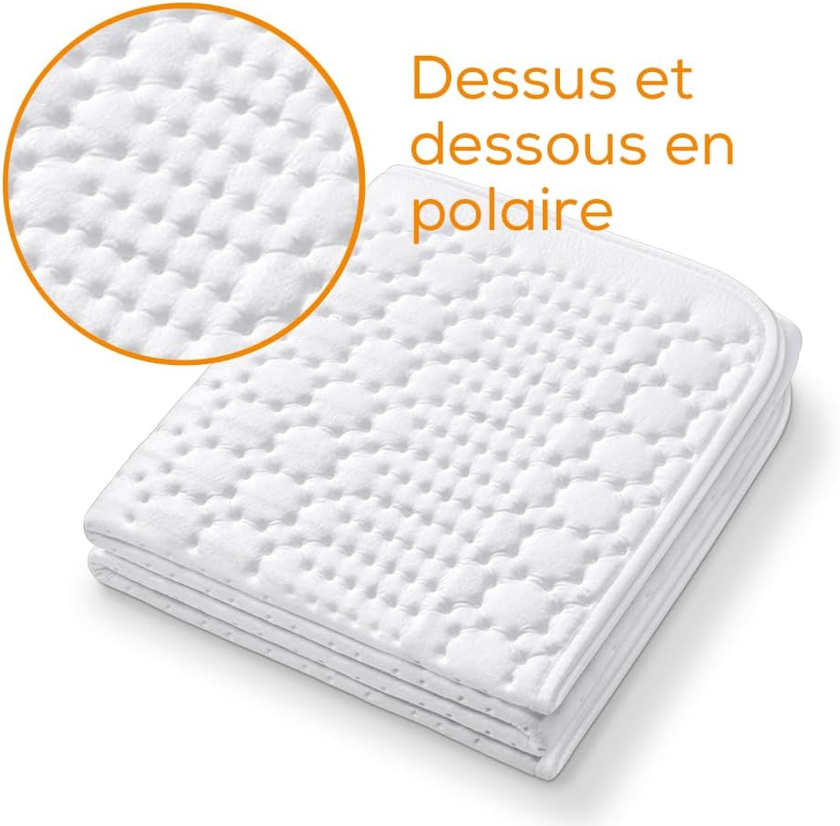 Beurer - TS 19 - 130x75 cm - chauffe-matelas, 3 niveaux, lavable