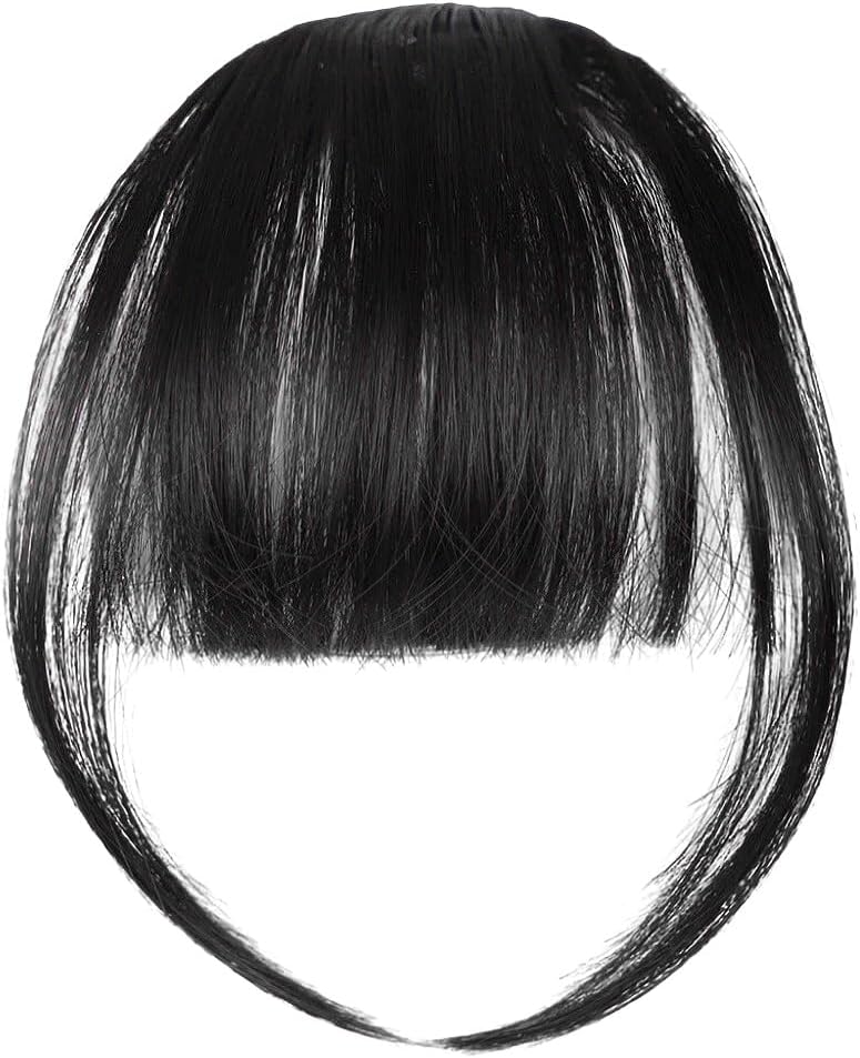 Extension de cheveux - frange à clip - femme - noir - Bangs Neat