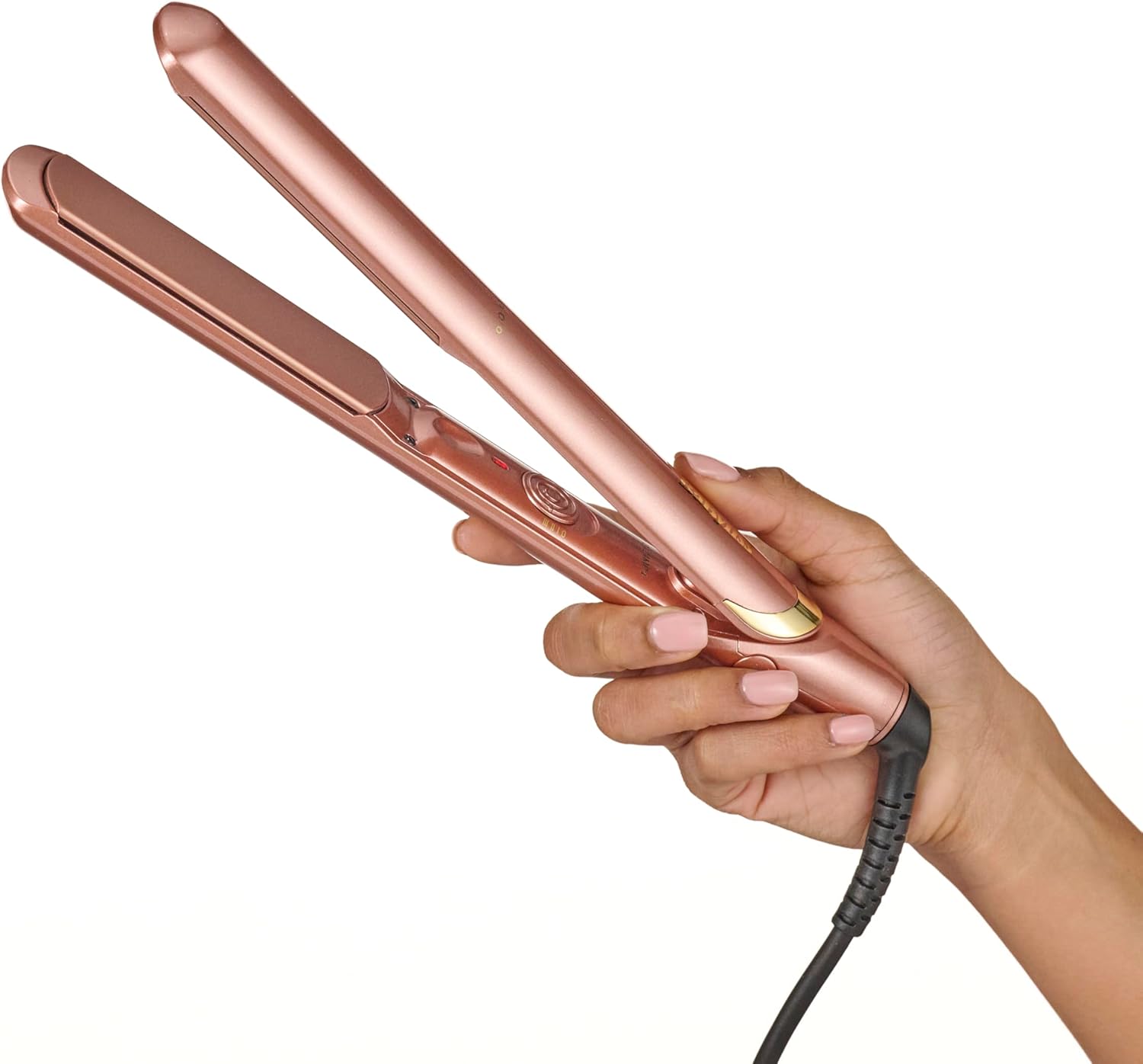 BaByliss - Lisseur Rose Gold - plaques céramique, 235°C, multi-voltage, chauffe rapide, 2598PE