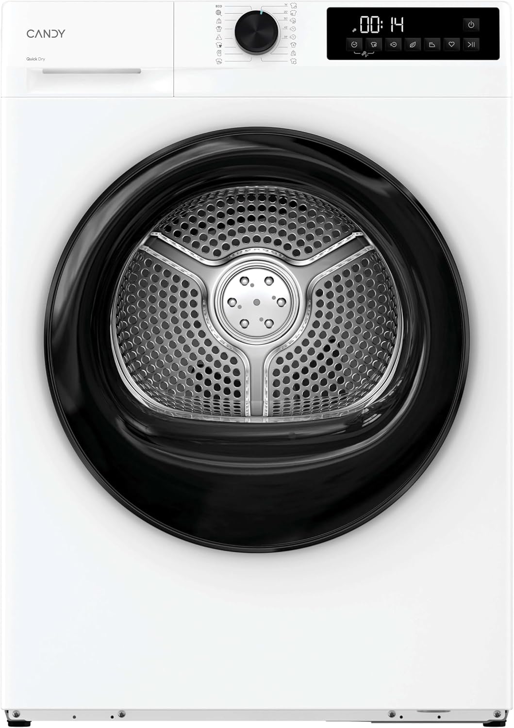 Candy - sèche-linge 8 kg - pompe à chaleur, écran digital, 16 cycles - ProDry 300 GDL 8N1B-S