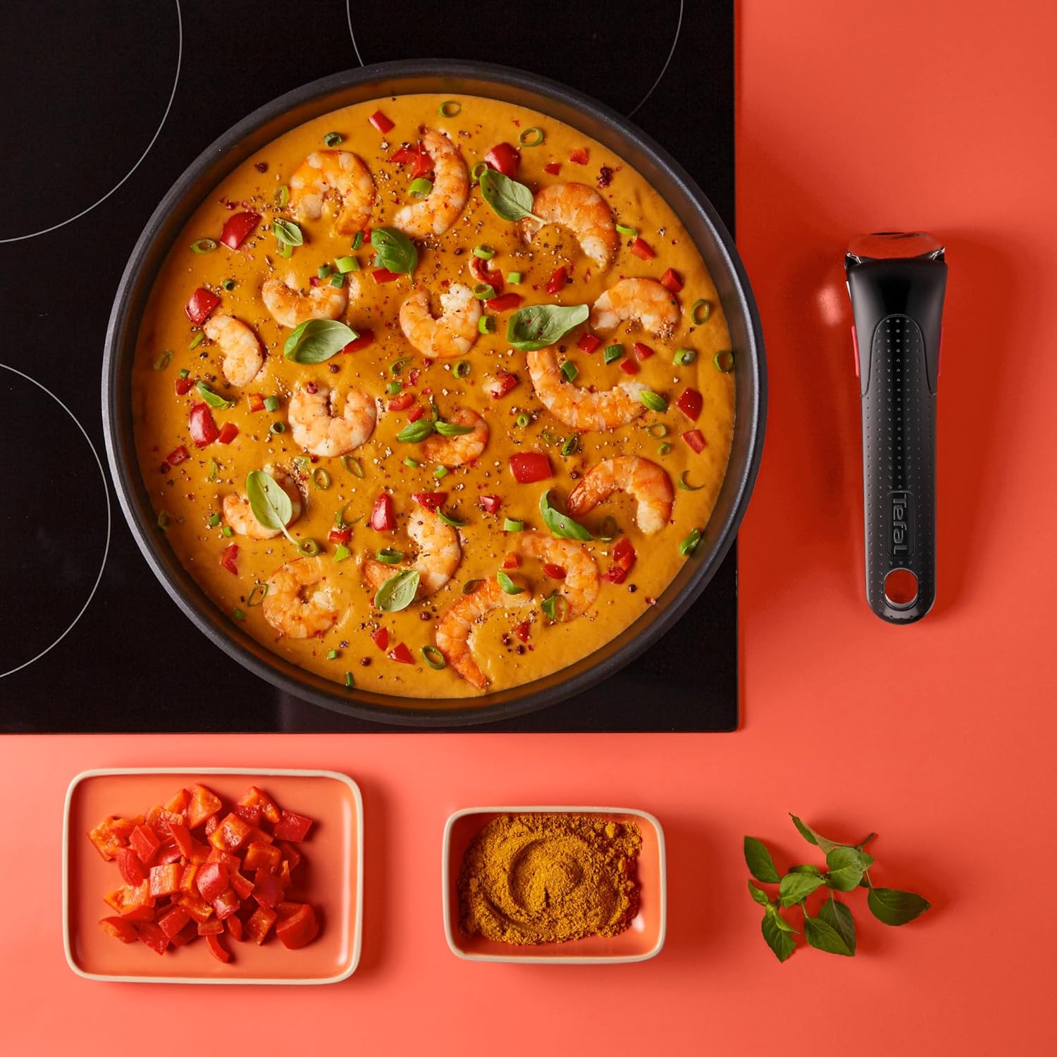 Tefal - Ingenio Emotion - batterie 8 pièces, inox, induction, poignée amovible, L8979804