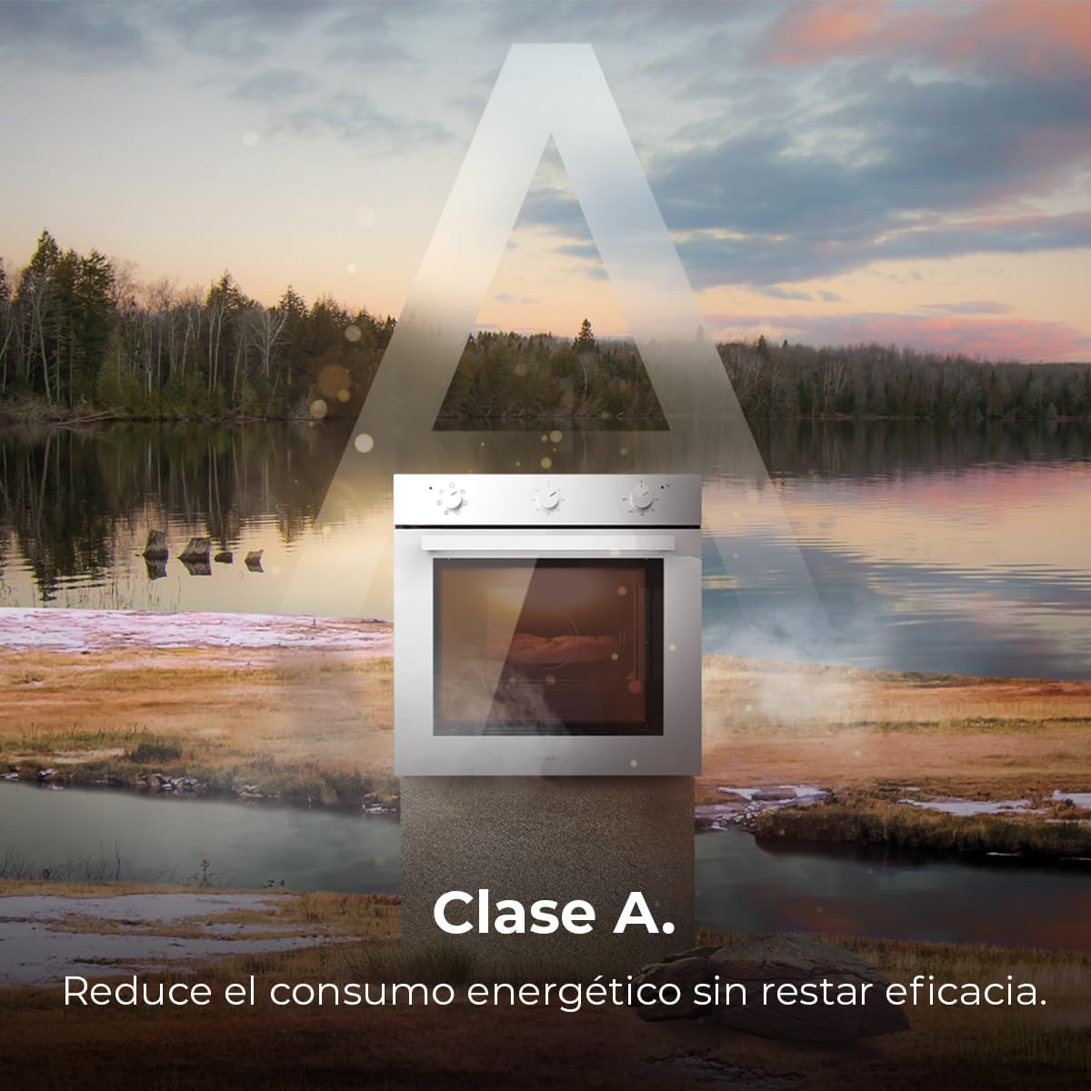 Cecotec - Bolero Hexa M236000 - four encastrable 70L - multifonctions, minuterie, classe A, 2800W, triple vitrage M23600