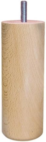 Margot - Caméléon - pieds de lit bois vernis 15cm lot de 4 - 3700527816166