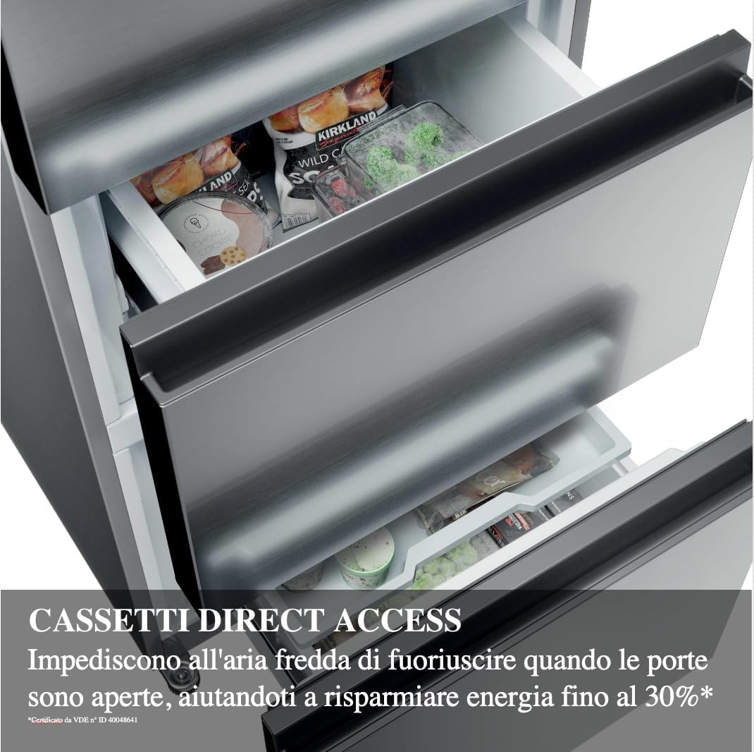 Haier - Réfrigérateur multi-portes Series 5 - 908x748x1905 mm - No Frost, MyZone, Inverter, Classe E - HCR5919ENMM