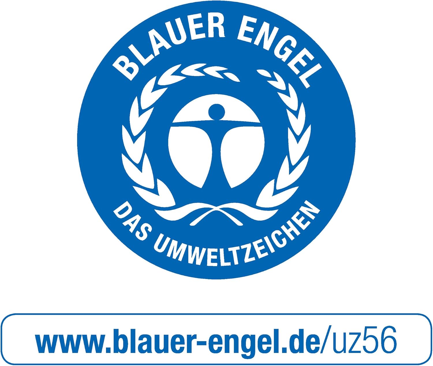 Exacompta - corbeille à papier Ecobin 15L - 26,3x26,3x33,5cm - poignées robustes, opaque noir - 453014D