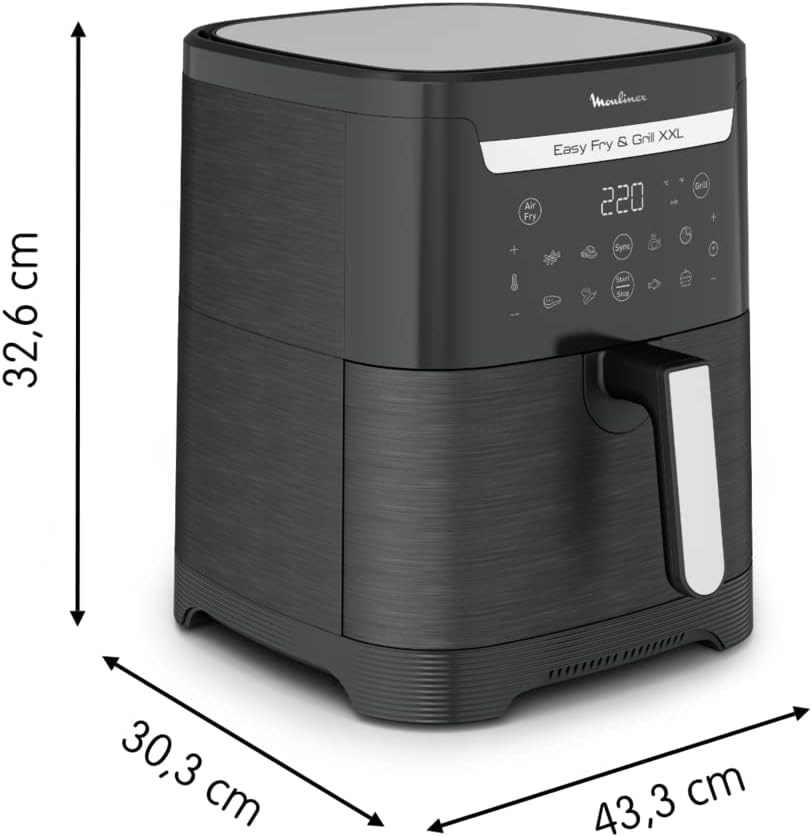 Moulinex Easy Fry & Grill XXL - 6,5L - 8 programmes, séparateur, gril, EZ801810