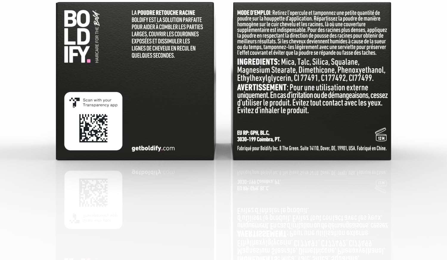 BOLDIFY - Poudre de racine blond clair - 10g - couvre racines et cheveux gris