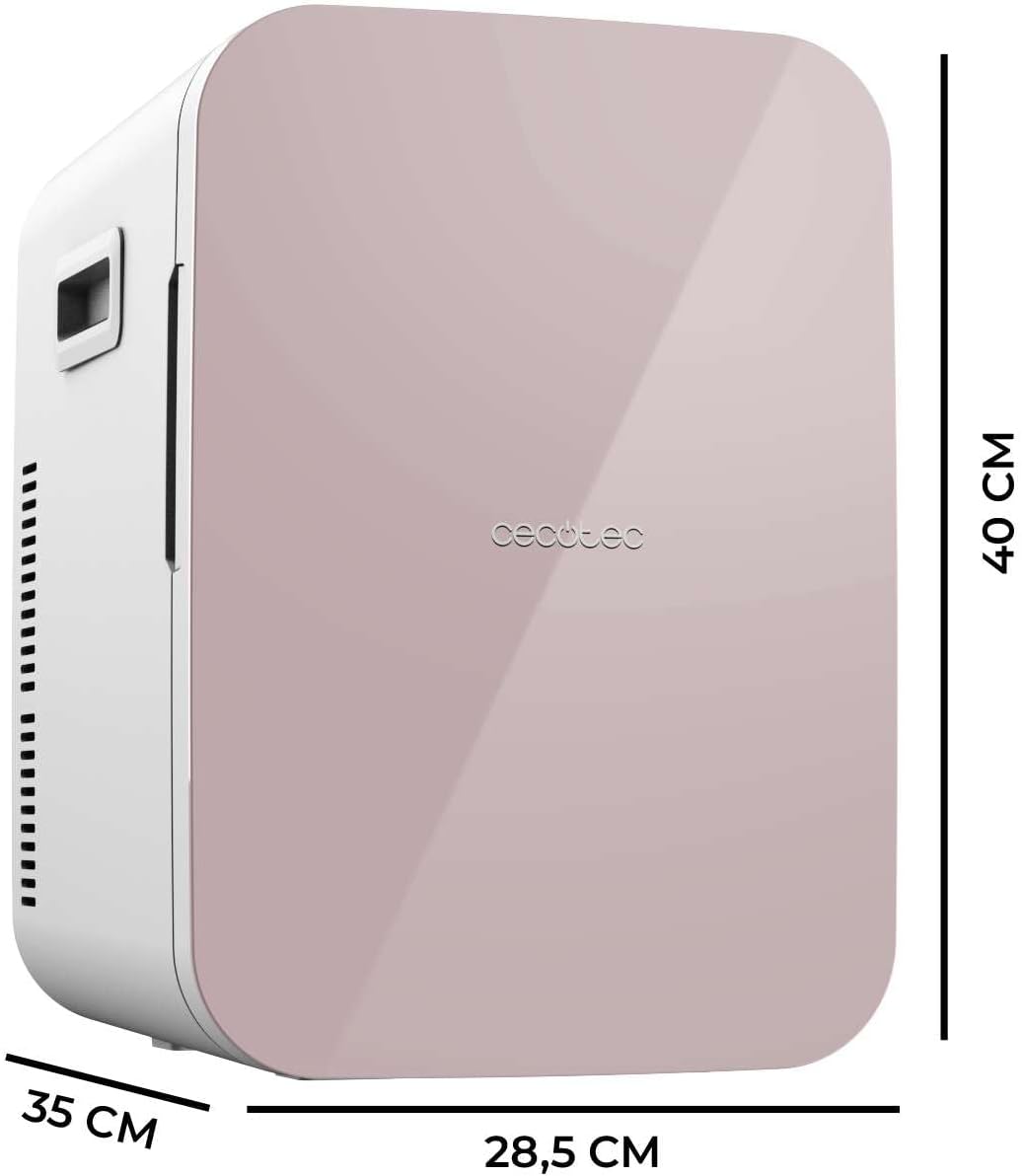 Cecotec - MiniCooling Bahamas Pink - 20L - refroidit 7°C, chauffe 65°C, 12V/220V, compact