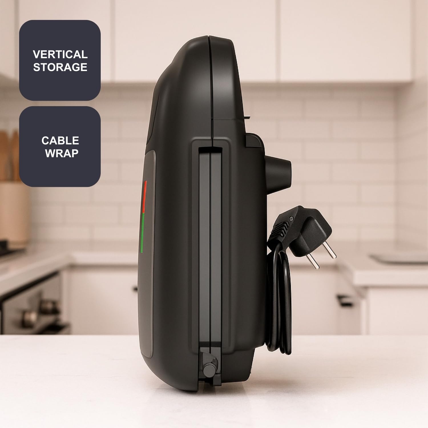 BLACK+DECKER - machine à sandwich compacte - 750W - plaques grill 21,5x12,5cm - antiadhésives - BXSA752