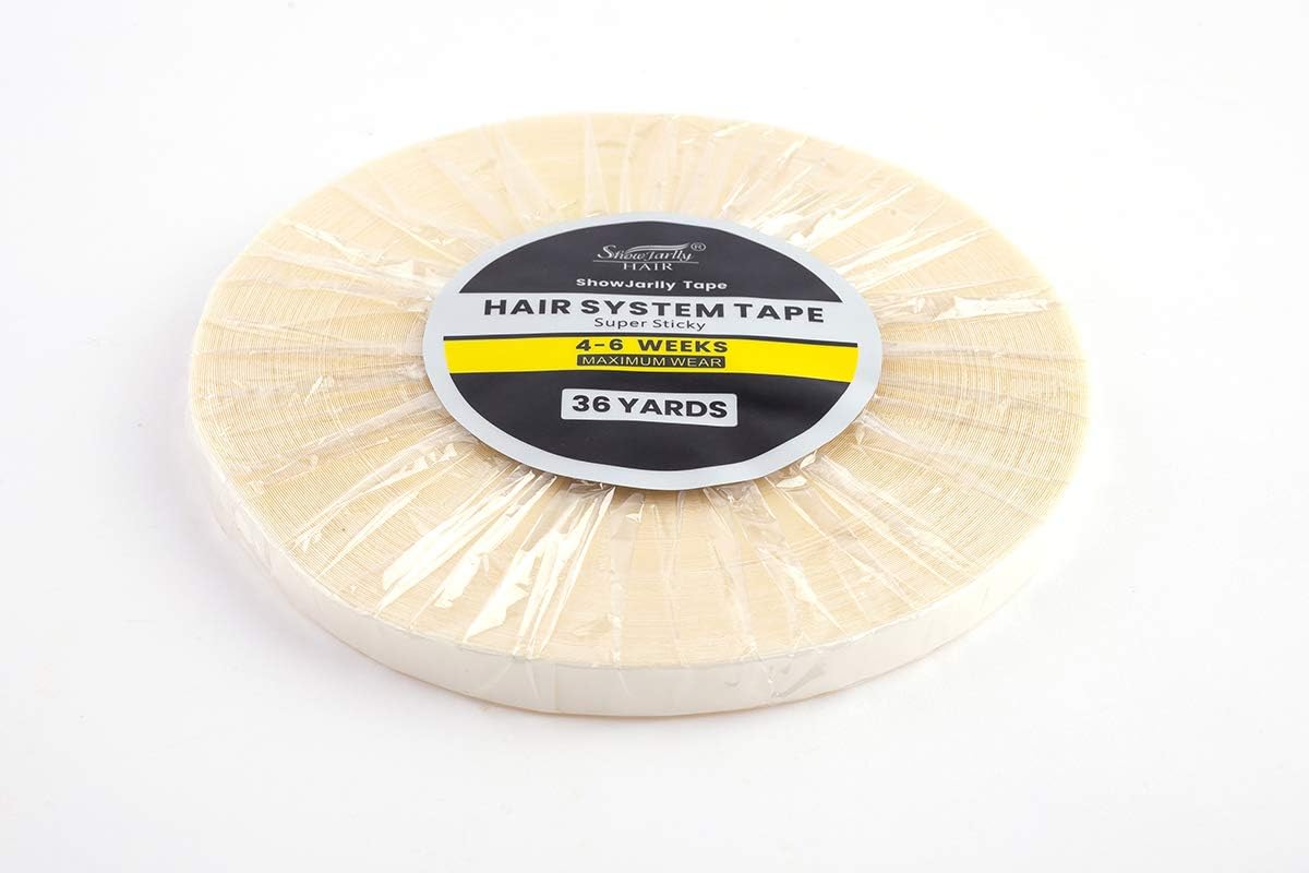 ShowJarlly - rouleau ruban adhésif lace extra fort - 0.8cm x 36Yards