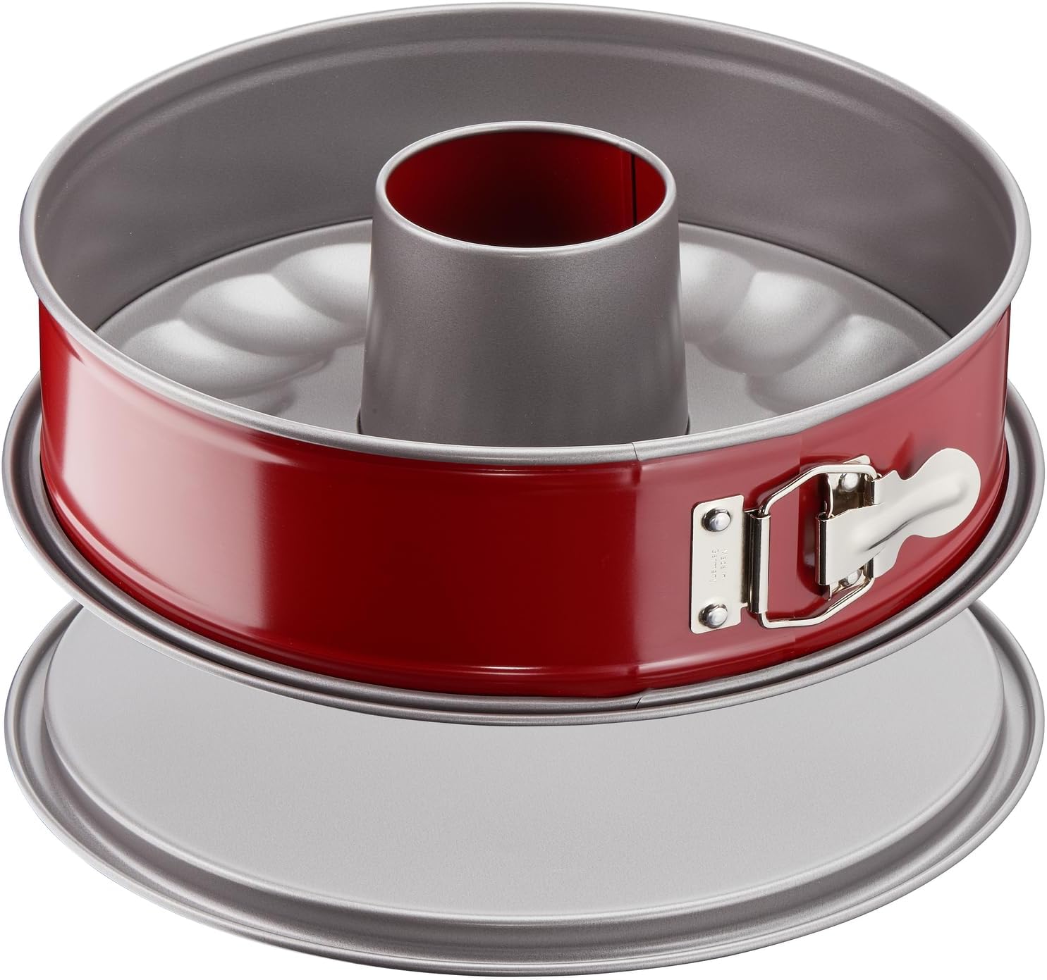 Tefal - Delibake moule savarin à charnière 25cm acier rouge - J1642614