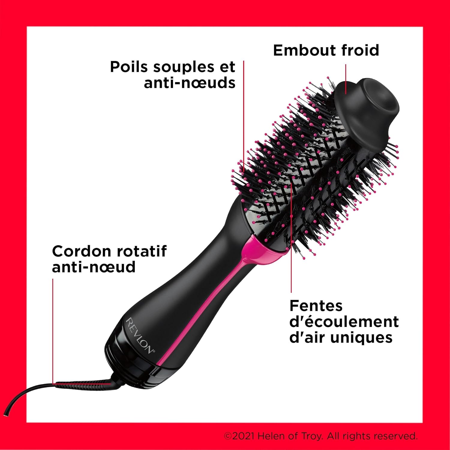 Revlon - Sèche-cheveux volumisant Salon - cheveux longs/mi-longs - ionique céramique - RVDR5222