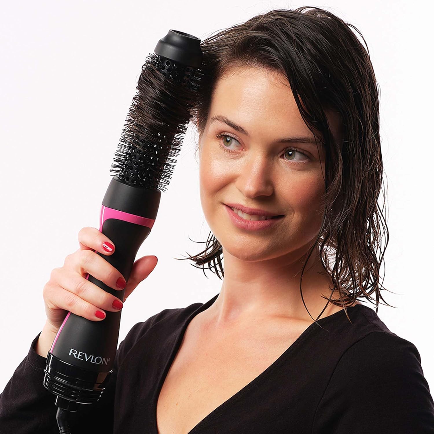 Revlon - One-Step Style Booster - Brosse ronde 38mm, céramique, ionique - RVDR5292UKE