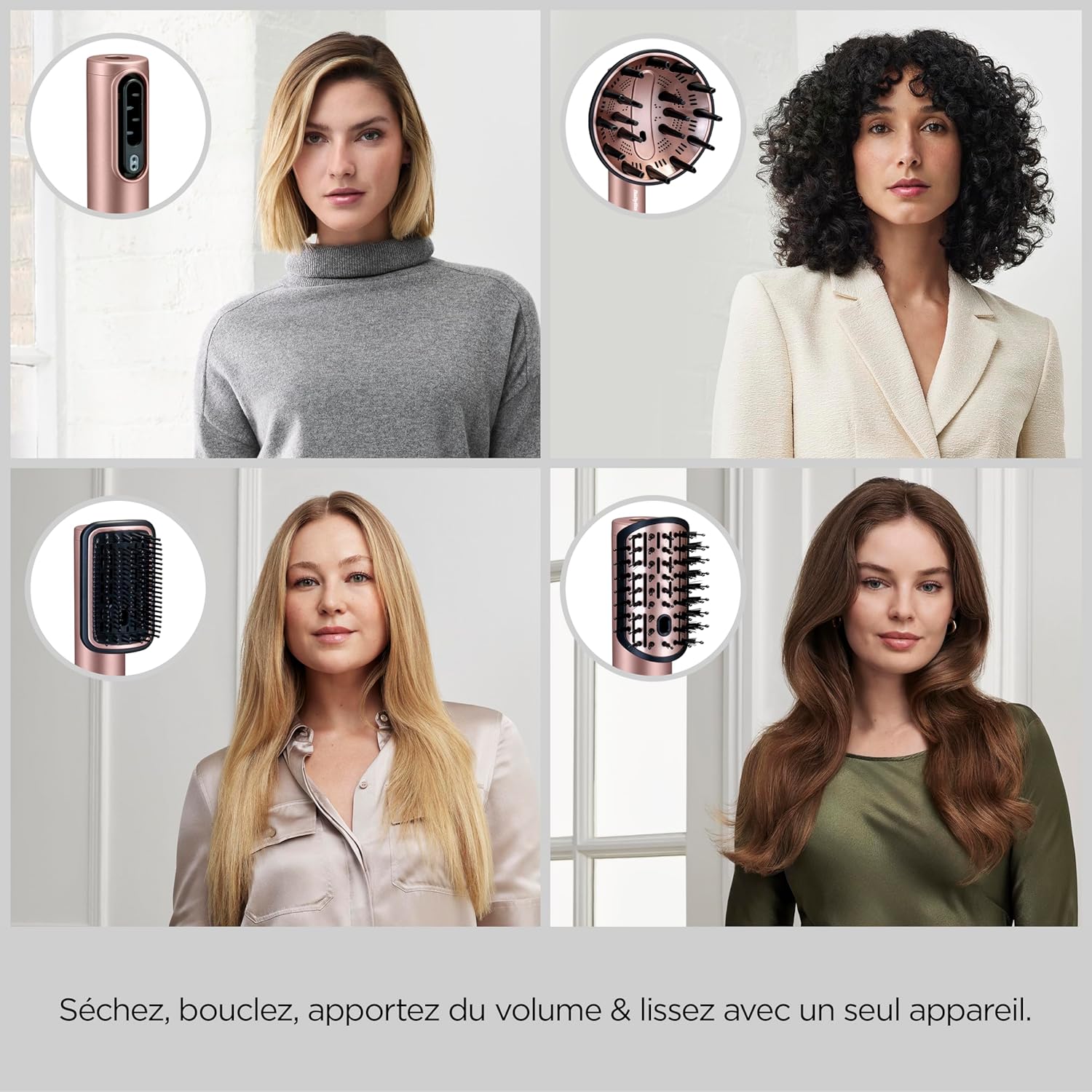 BaByliss - Air Wand 4-en-1 styler, ionique, sèche-cheveux, AS6556E
