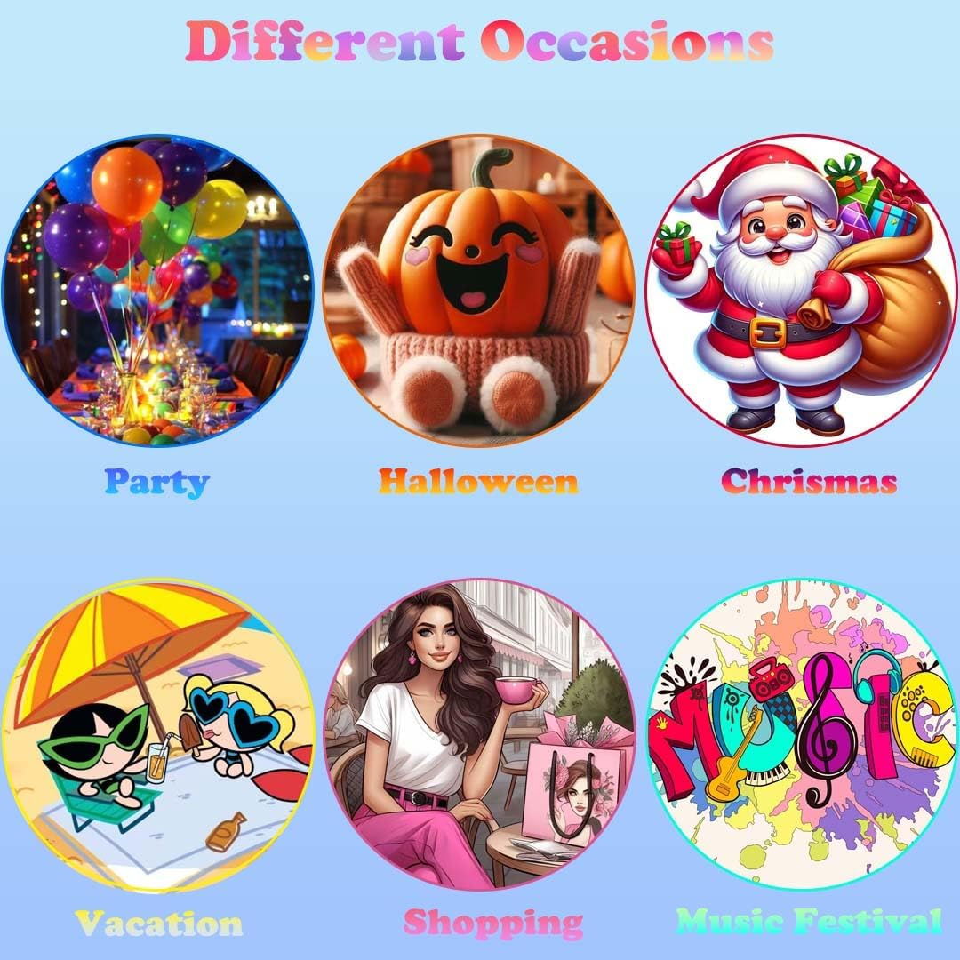 Extensions cheveux colorées à clipser, 12 pcs, noir, mèches longues