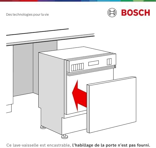 Bosch - lave-vaisselle Série 4 - 60cm - 13 couverts, 44 dB, Home Connect - SMV4ECX26E