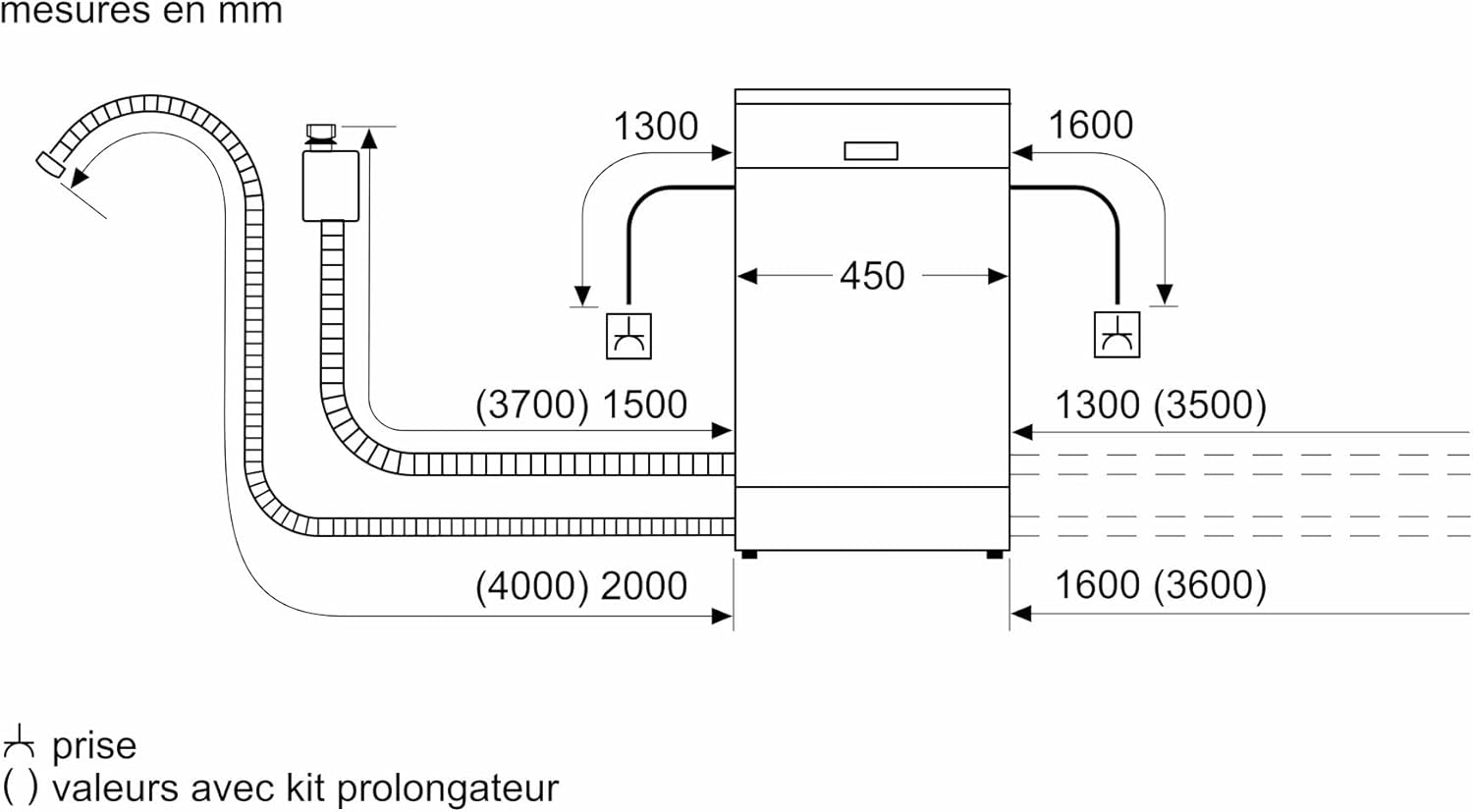 Bosch - lave-vaisselle Série 2, 45 cm, 10 couverts, connectivité - SPS2HKI58E