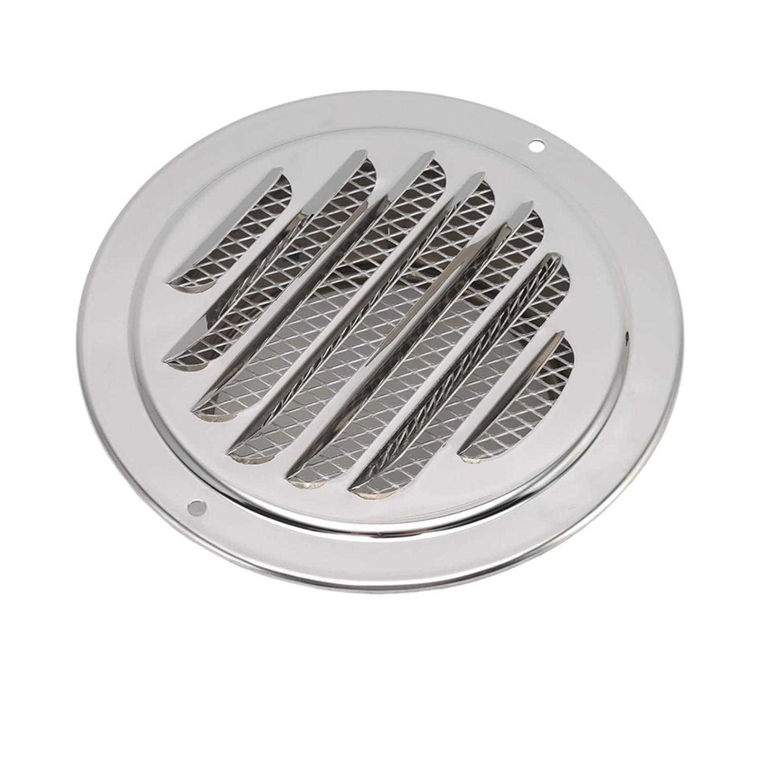 Grille de ventilation ronde inox 160mm, anti-corrosion, montage facile