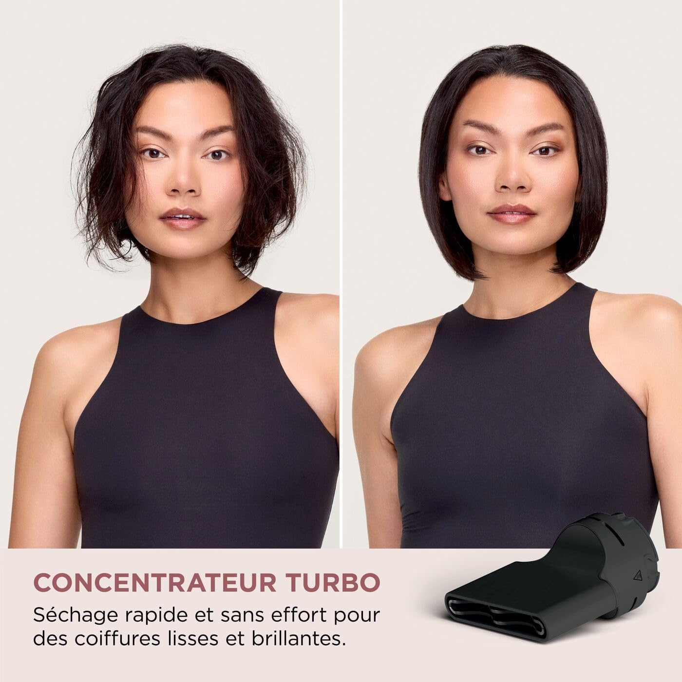 Shark - Sèche-cheveux SpeedStyle Pro, léger, ionique, 3 embouts, séchage rapide, protection thermique, HD731EU