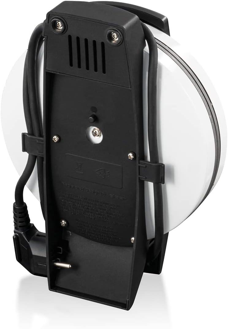 Cloer - gaufrier 1641S - 14,5 cm - 850W, cuisson réglable, lumière