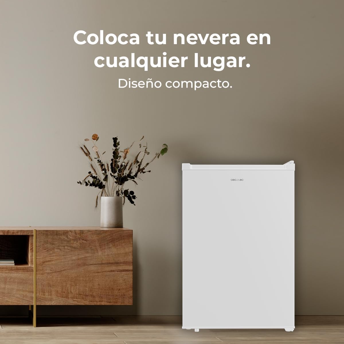 Cecotec - Bolero CoolMarket TT - 133L, LED, classe E, compact TT133L