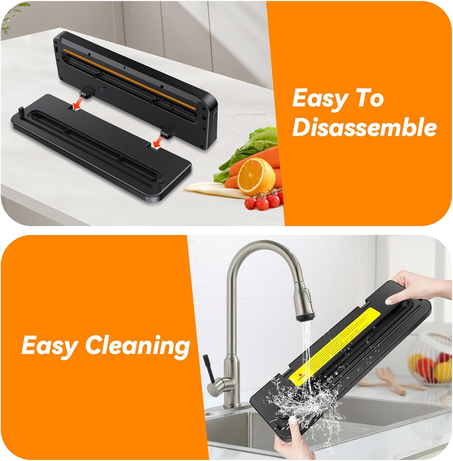 Machine sous vide alimentaire - compact 5 en 1 - 50 sacs inclus, pour aliments secs et humides