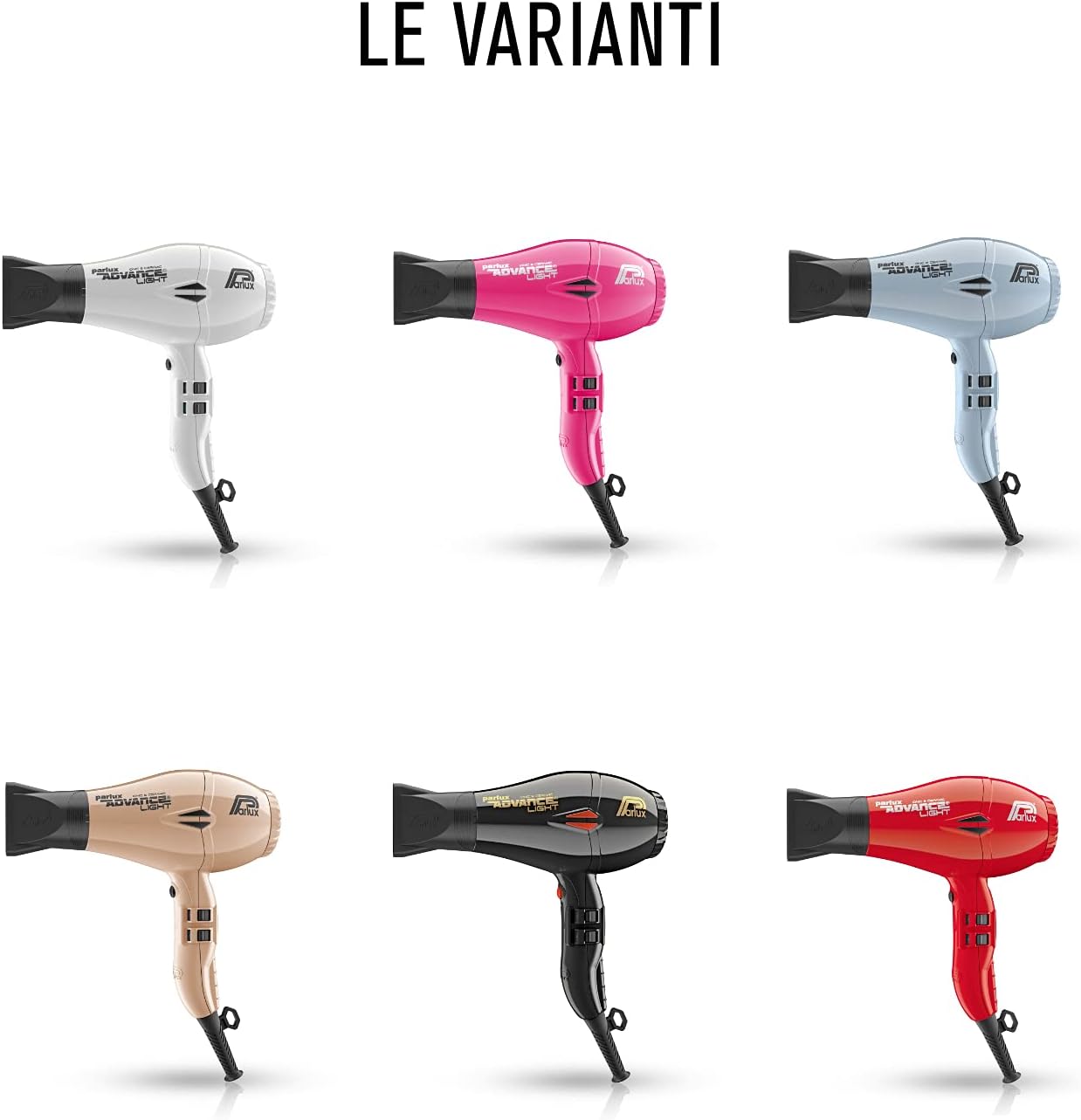 Parlux - Advance Light série - Sèche-cheveux ionique et céramique - Compact or