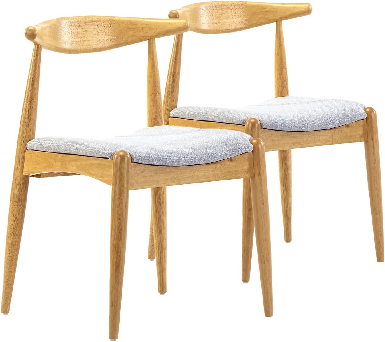 VS Venta-stock - Corzo - 52,5x50x74,5 cm - chaises bois massif chêne
