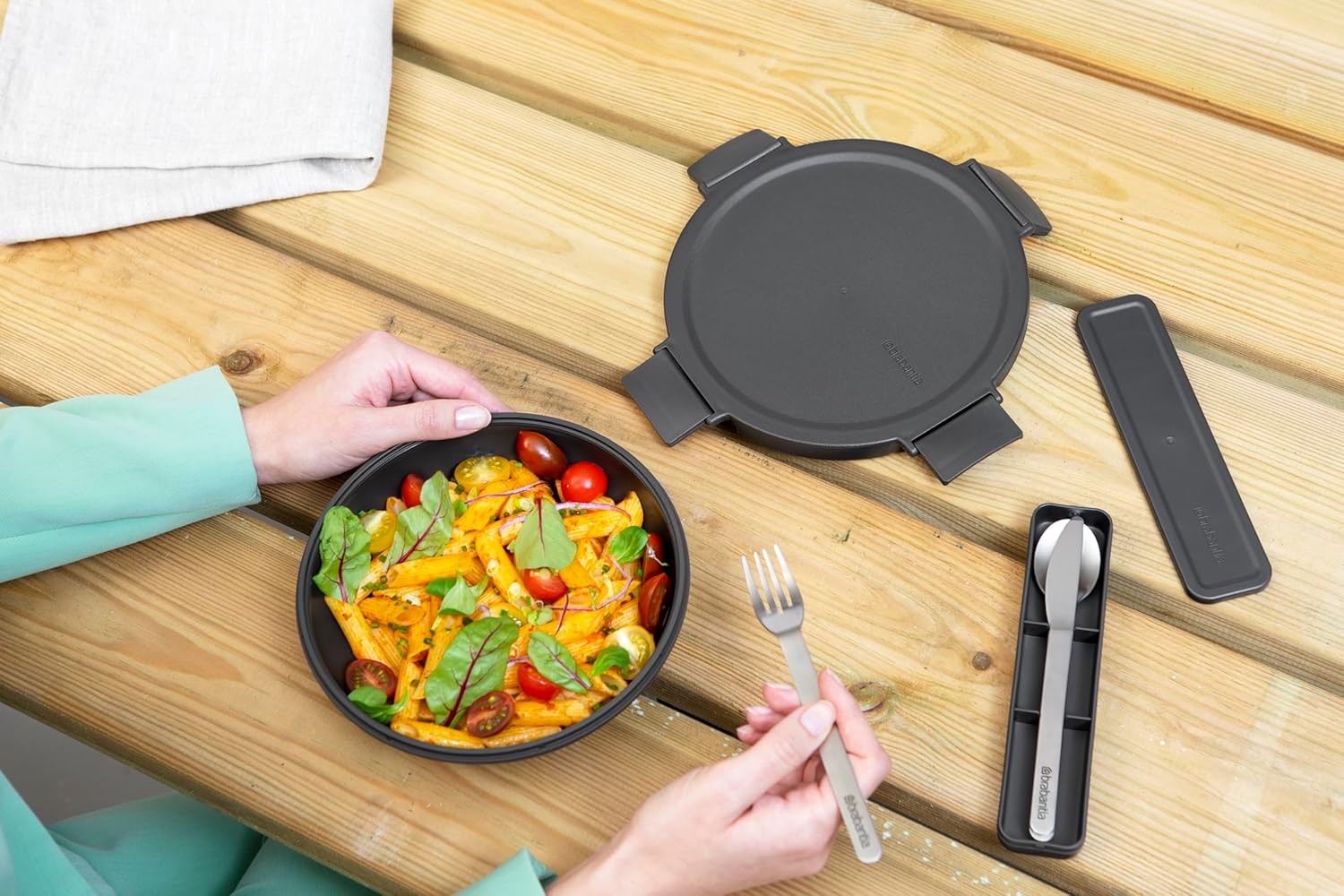 Brabantia - Make & Take - set 3 pcs compact inox, lavable, étui