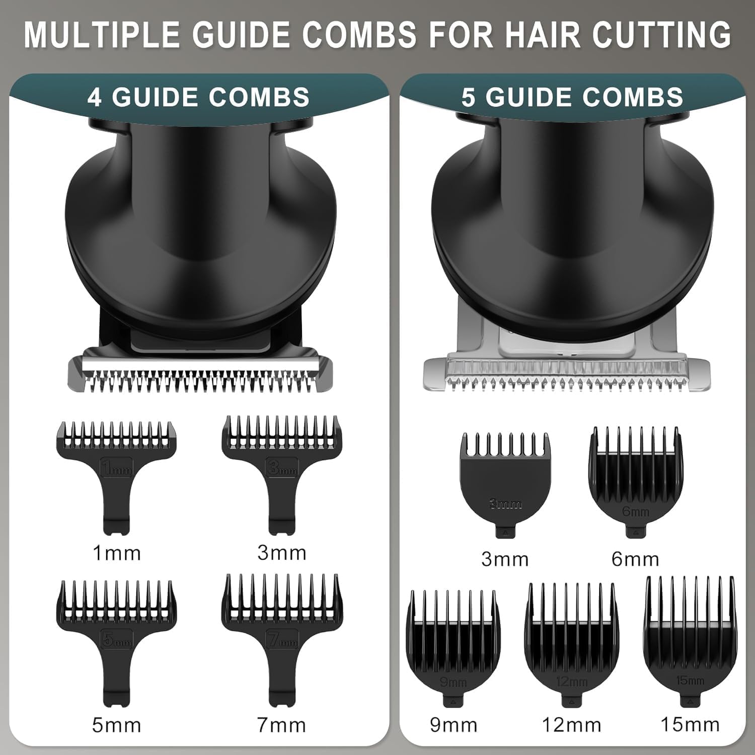 Hatteker - Tondeuse sans fil homme - barbe - autonomie longue durée