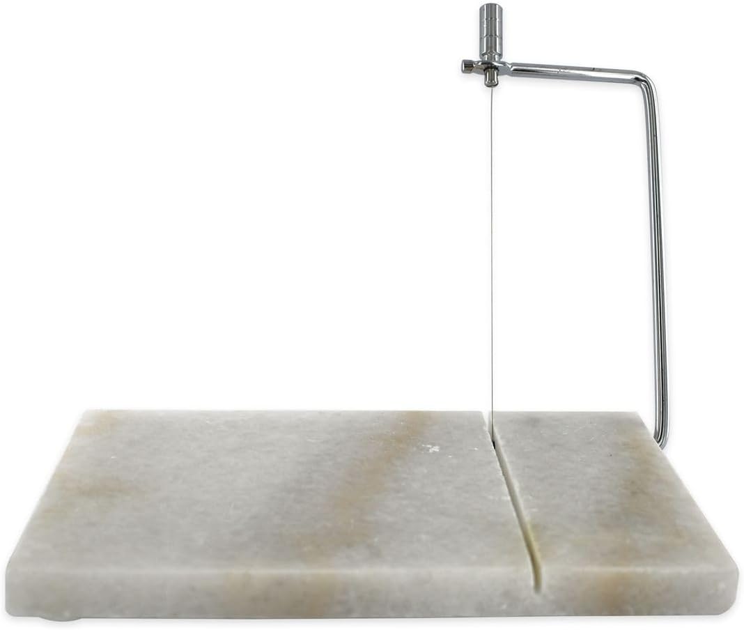 Fackelmann - FM Professional - 23x15x5 cm - coupe et présentation foie gras, inox, marbre, gris clair - 22259