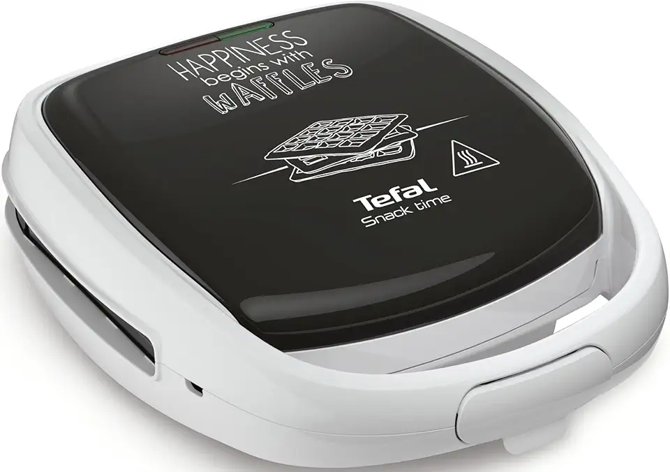 Tefal - Snack Time SW341112 - gaufrier multifonction - 2 plaques, poignée sécurisée