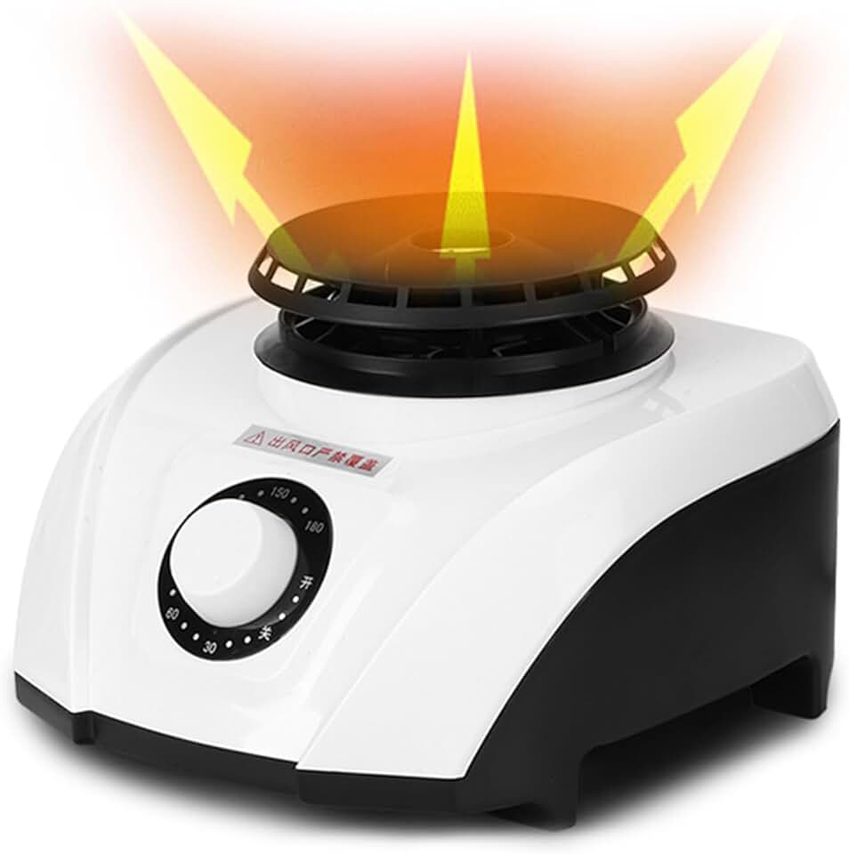 Sèche-linge électrique - 1200 W, grande sortie d'air, sécurité surchauffe